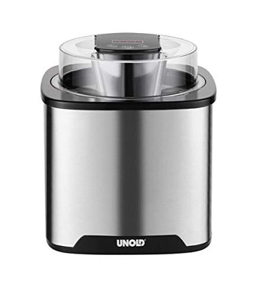 Unold 48855 Eismaschine Gelato - Speiseeisbereiter 1,5 L, 12 W, Eiscreme, LCD-Display, digitaler Timer, BPA-frei, vegane, laktosefreie und steviahaltige Eiskreationen. im Sale